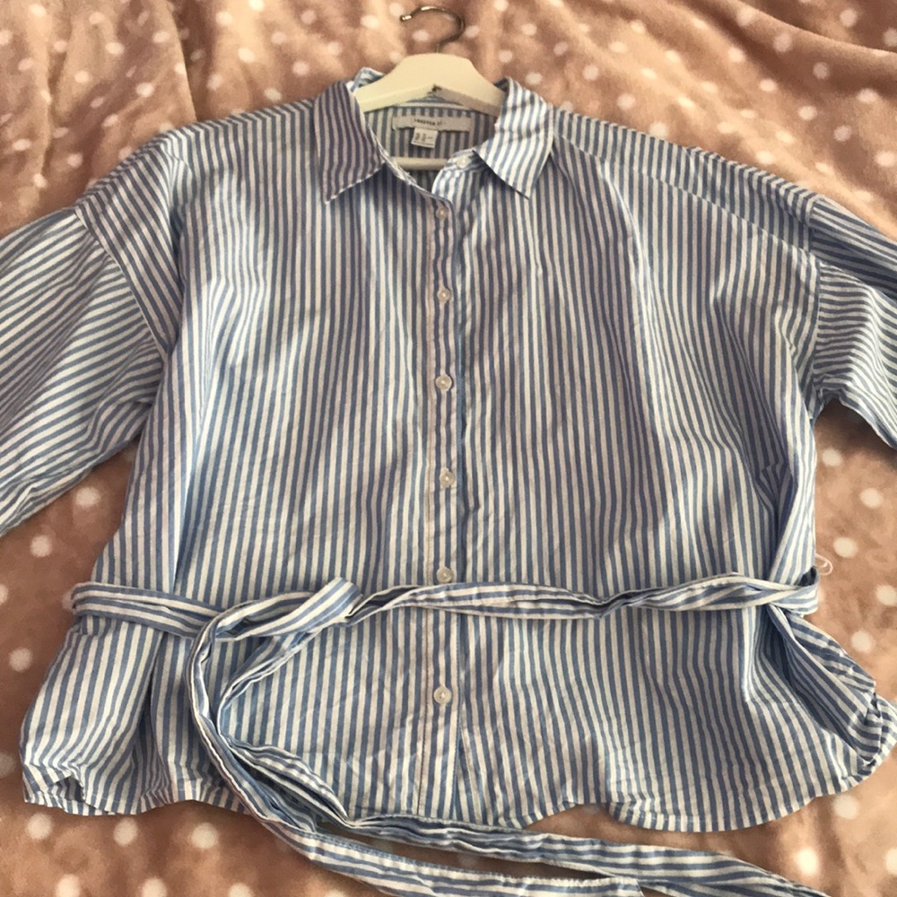 Pinstripe Blouse from Forever 21
